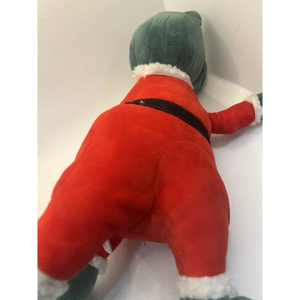Fringe Studio Dog Toy Christmas Dinosaur T-Rex Plush
